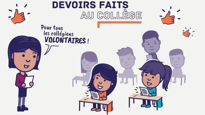 Devoirs faits au collège