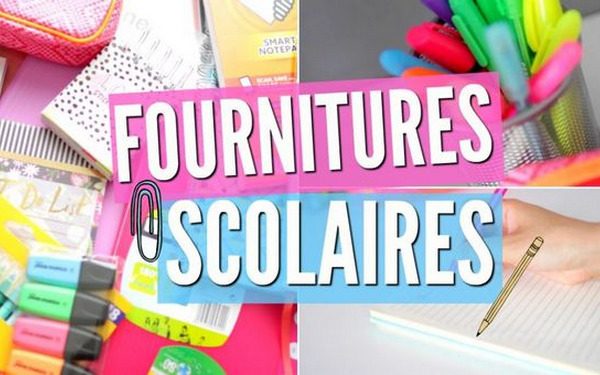 Fournitures scolaires