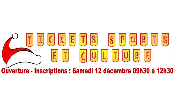 Tickets Sports et Culture – Hiver 2020